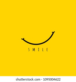 Smile Vector Template Design Illustration
