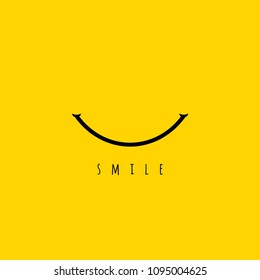 Smile Vector Template Design Illustration