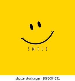 Smile Vector Template Design Illustration