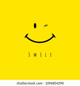 Smile Vector Template Design Illustration