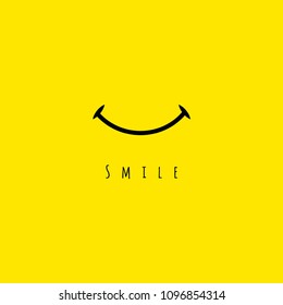 Smile Vector Template Design Illustration