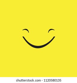 Smile Vector Template Design Illustration