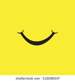 Smile Vector Template Design Illustration