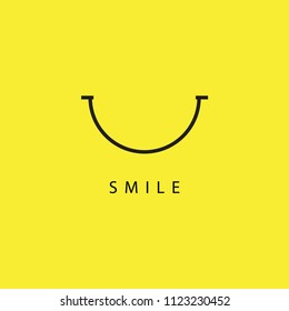 Smile Vector Template Design Illustration