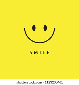 Smile Vector Template Design Illustration