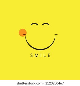Smile Vector Template Design Illustration