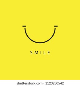 Smile Vector Template Design Illustration