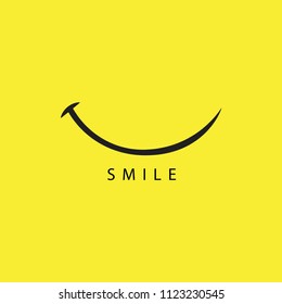 Smile Vector Template Design Illustration
