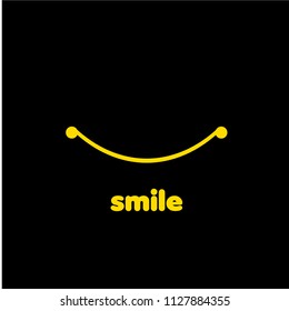 Smile Vector Template Design Illustration