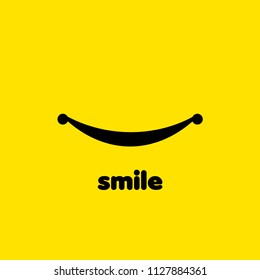 Smile Vector Template Design Illustration