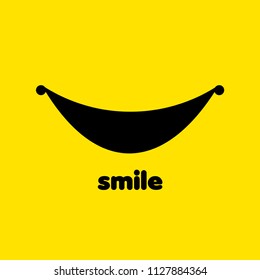 Smile Vector Template Design Illustration
