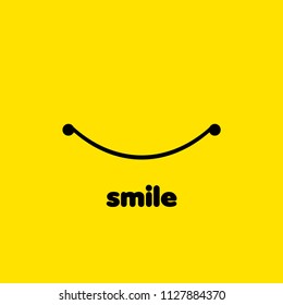 Smile Vector Template Design Illustration