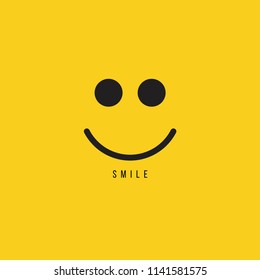 Smile Vector Template Design Illustration