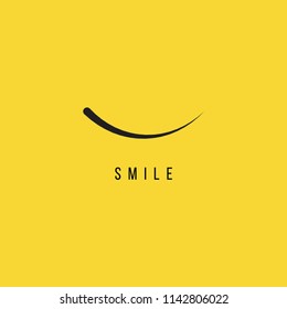 Smile Vector Template Design Illustration