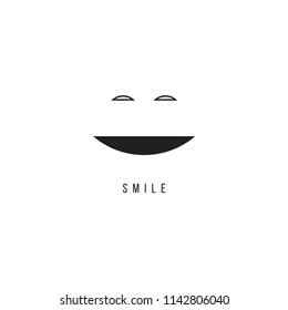 Smile Vector Template Design Illustration