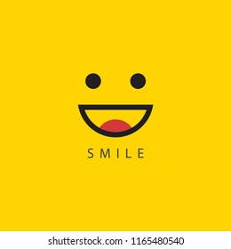 Smile Vector Template Design Illustration