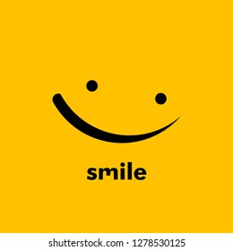 Smile Vector Template Design Illustration