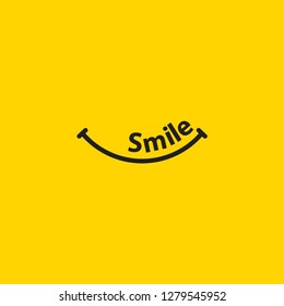 Smile Vector Template Design Illustration
