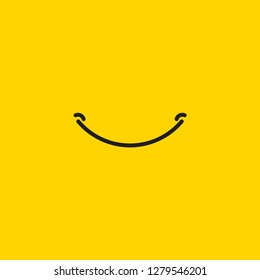 Smile Vector Template Design Illustration