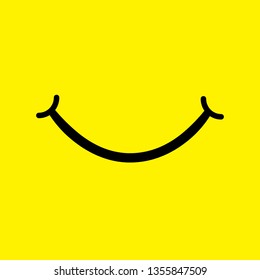 Smile Vector Template Design Illustration