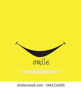 Smile Vector Template Design Illustration
