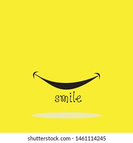 Smile Vector Template Design Illustration
