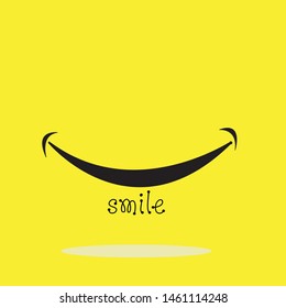 Smile Vector Template Design Illustration
