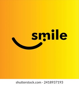 Smile Vector Template Design Illustration

