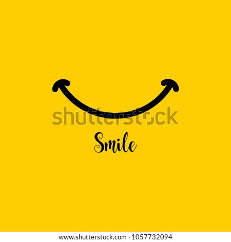Smile Vector Template Design Illustration