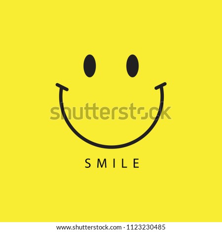 Smile Vector Template Design Illustration