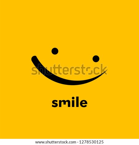 Smile Vector Template Design Illustration