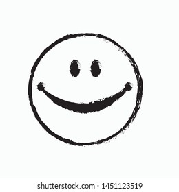 Smile Vector Template. Design for poster, banner or print. Simple illustration