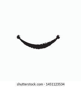 Smile Vector Template. Design for poster, banner or print. Simple illustration