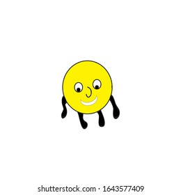 Smile vector with white background for chat and social media apk