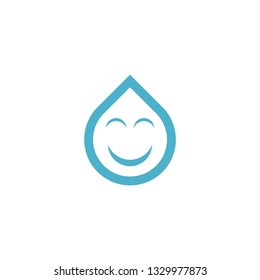 smile water logo template