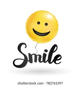 Smile yellow balloons