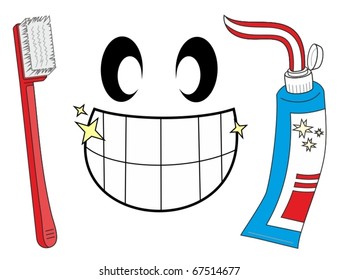 Smile with your teeth cleaned