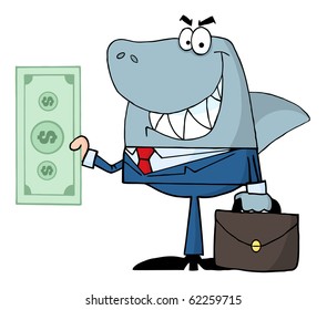 Smiled Business Shark Holding Cash