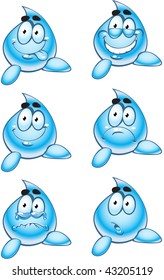 Smiles drops of water
