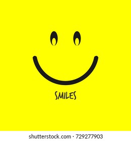 Smiles Logo Vector Template Design