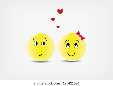 smiles, vector illustration