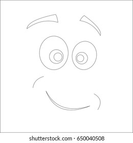 Smile.Vector illustration