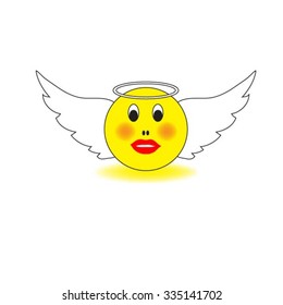 Smiley of angel.