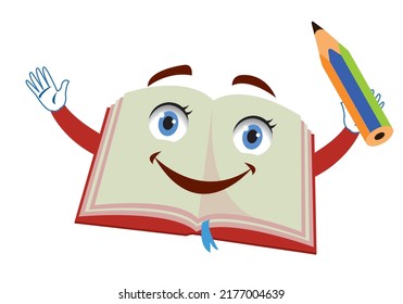 smiley book happy face background