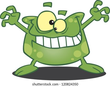 smiley cartoon goober germ bug