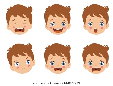 smiley crying confused angry happy facial expressions