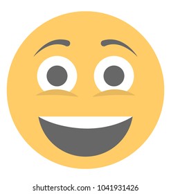 A smiley depicting expression of being happy