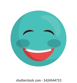 smiley emoticon face expression cartoon vector illustration