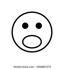 smiley - emoticon icon vector design template