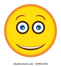 Smiley, emoticon illustration vector